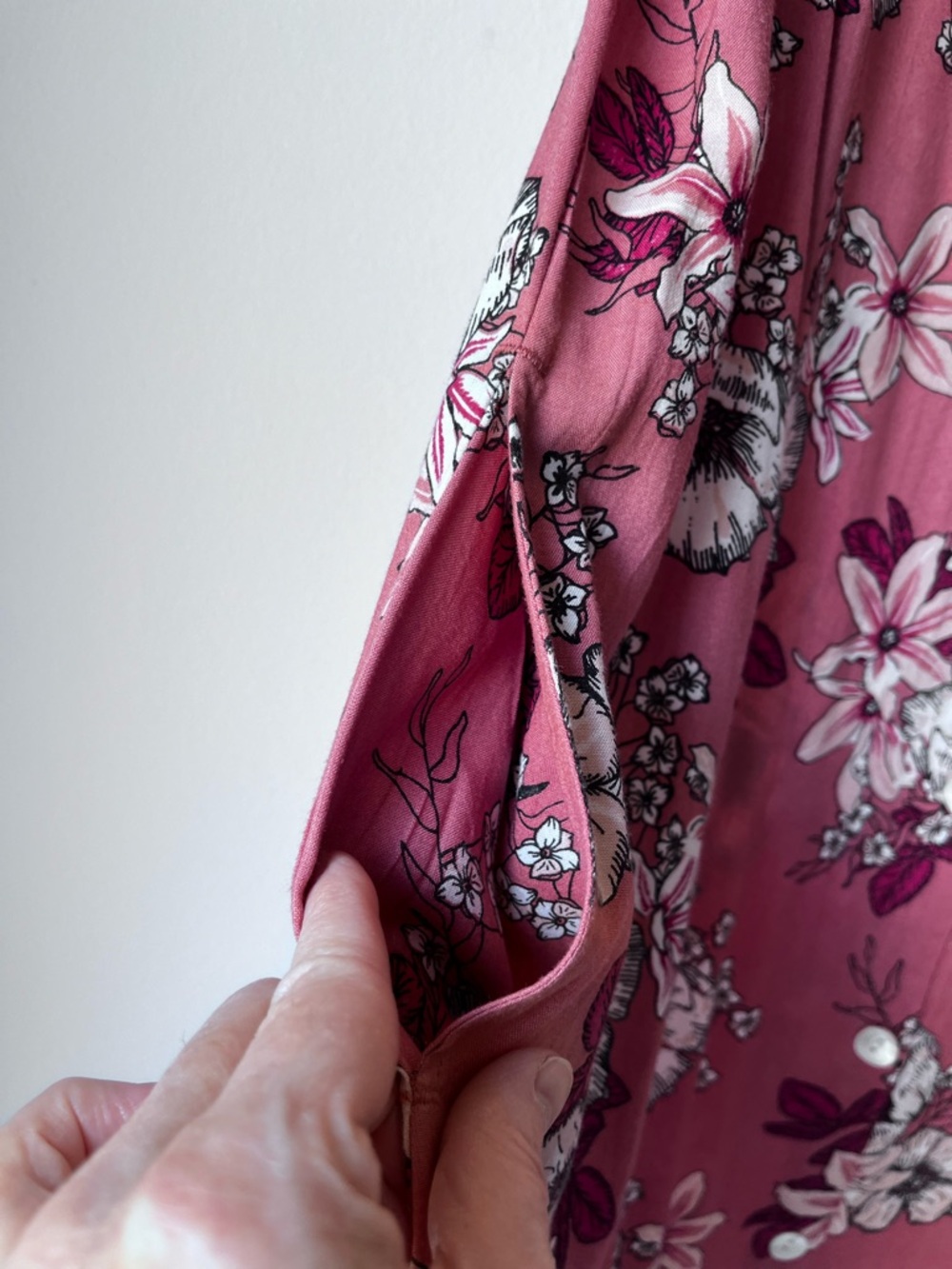 NWT Lightweight Floral Print Midi Dress Sz L - Picture 4 of 13